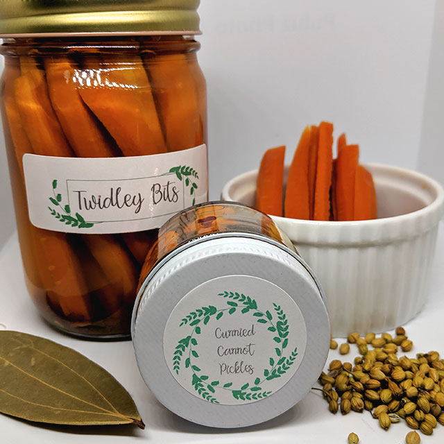 Picture of Curried Carrots Pickles by Twidley Bits